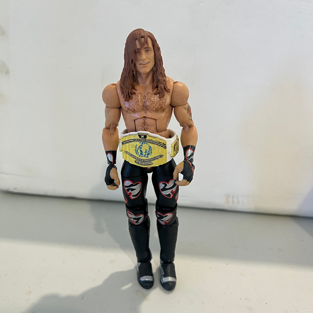 Shawn Michaels w White IC Title WWE Elite Wrestlemania 33 Out Of Box Action Figure 6