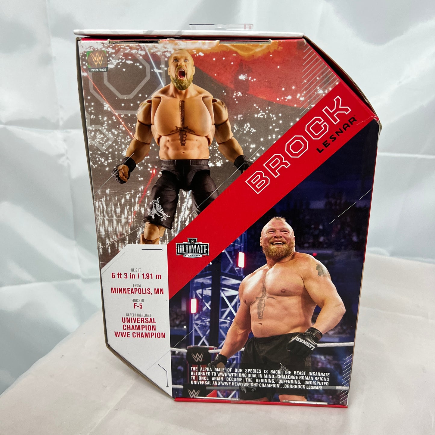 Brock Lesnar WWE Ultimate Edition 15 Action Figure Reboxed