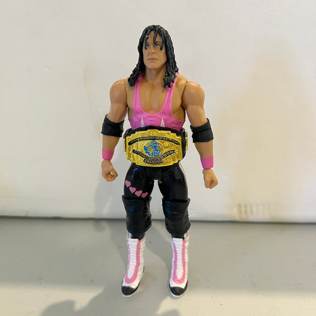 Bret Hart WWE W Title Series Out Of Box Action Figure 6