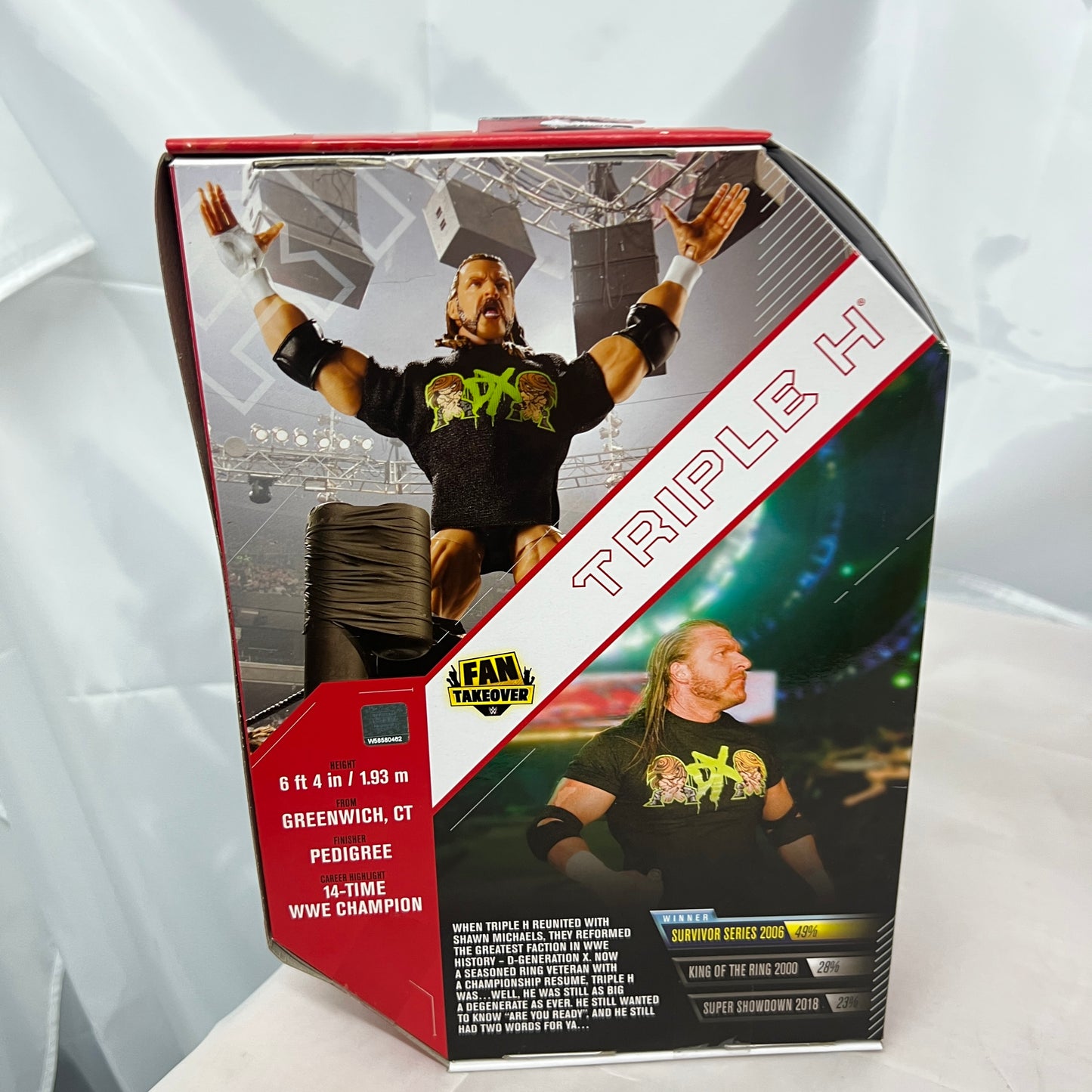 Triple H WWE Ultimate Edition DX Action Figure Reboxed