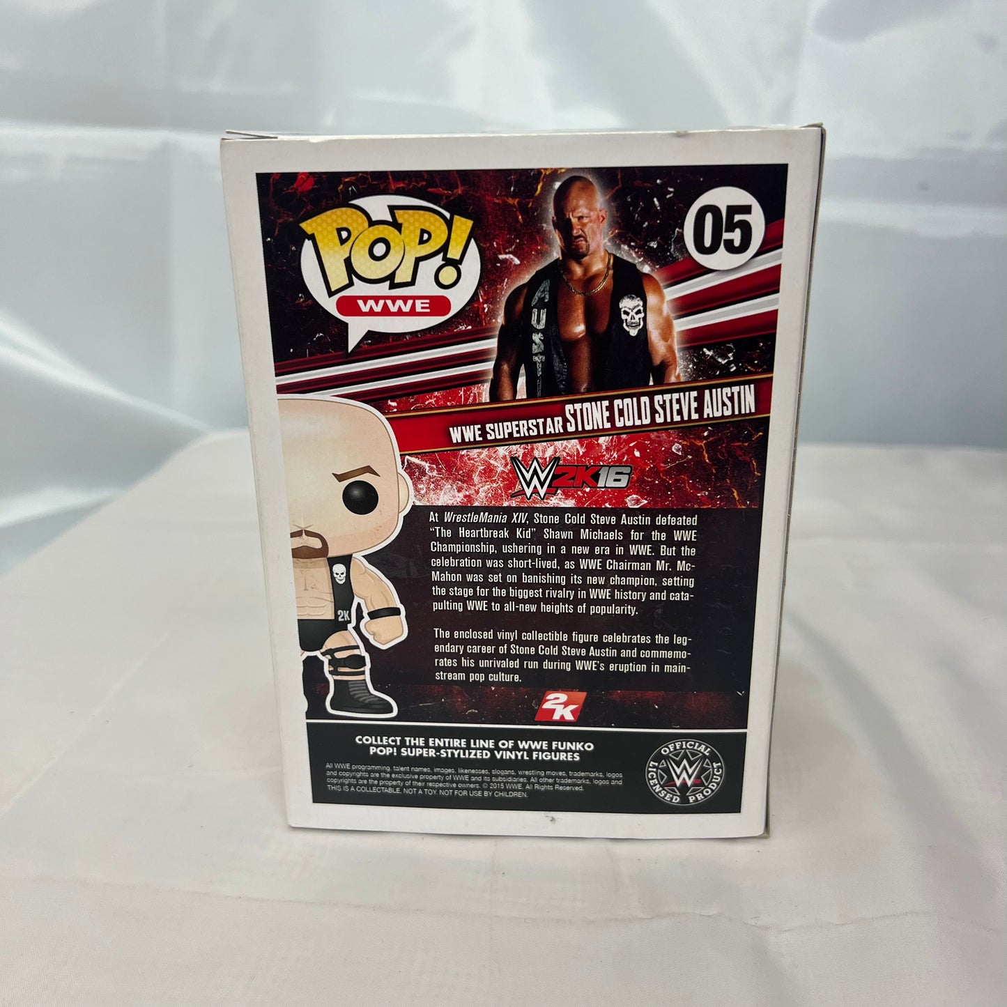 Stone Cold Steve Austin - WWE Pop Vinyl 05 Collectable Figure