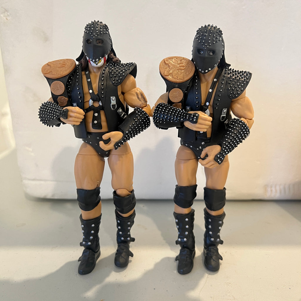 Axe and Smash Demolition w Tag Titles WWE Elite Series Out Of Box Action Figure 6