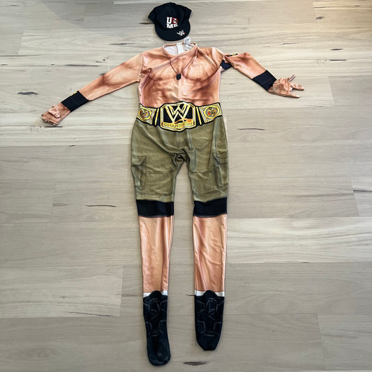 John Cena Costume Full Body Suit and Hat Child Roleplay