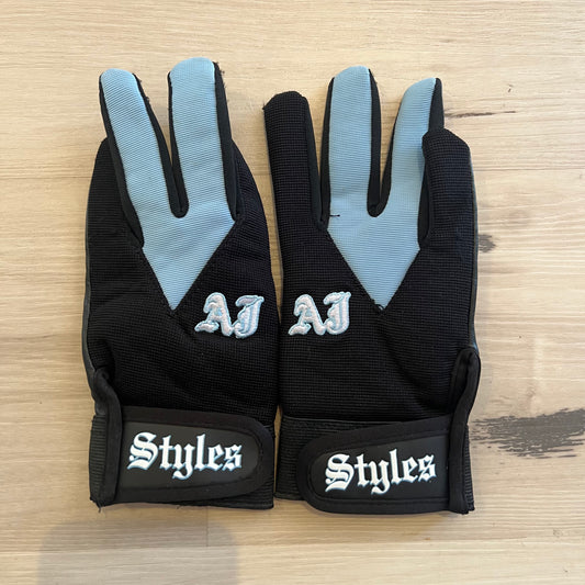 AJ Styles Replica Gloves WWE Carolina Blue/Black P1 Phenomenal One