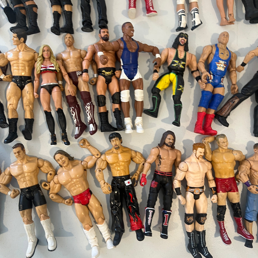 31 Bulk Lot WWE Series Out Of Box Action Figures Mattel Jakks
