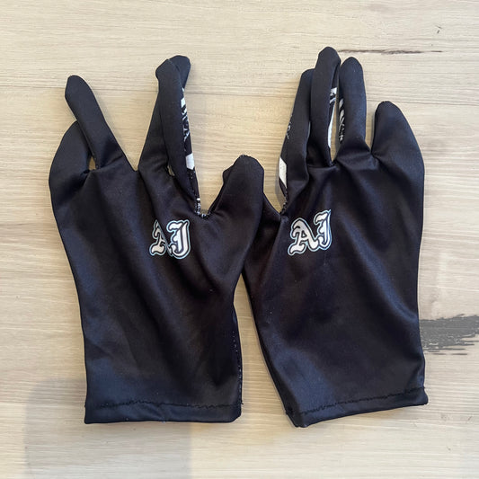 AJ Styles Kids Small Gloves WWE Carolina Blue/Black P1 Phenomenal One