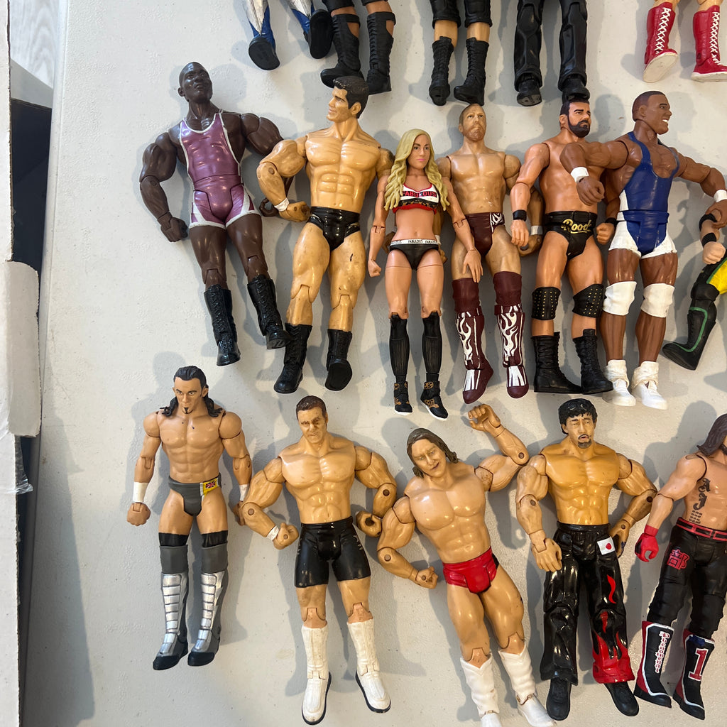 31 Bulk Lot WWE Series Out Of Box Action Figures Mattel Jakks