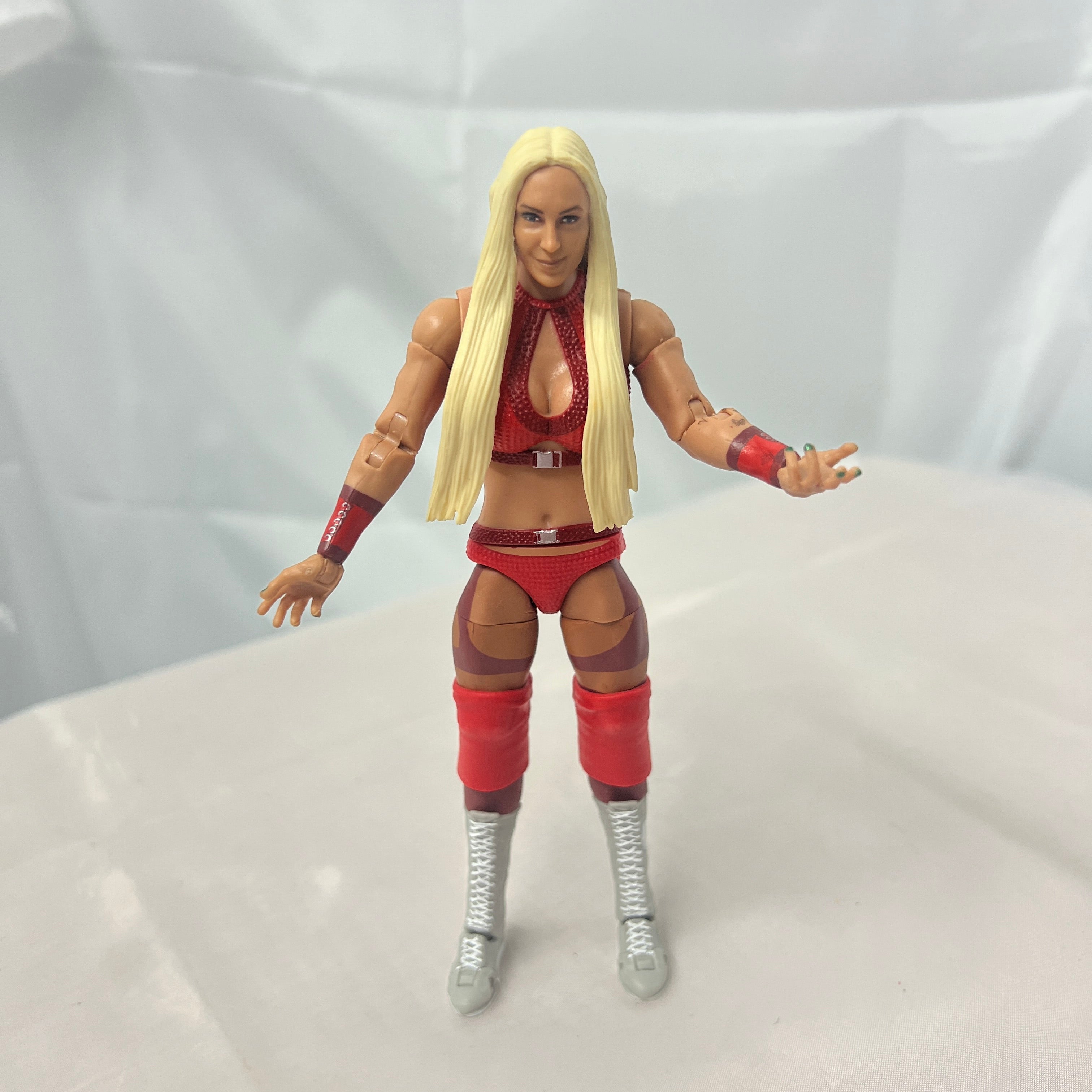 Charlotte Flair Elite Summerslam WWE Out Of Box Action Figures Mattel