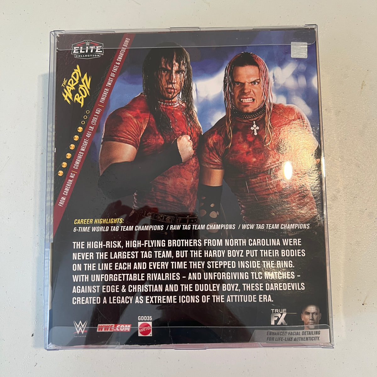 WWE Signed Brood Hardy Boyz Jeff Matt Hardy Elite Autographed COA Figures 2 Pack in Case