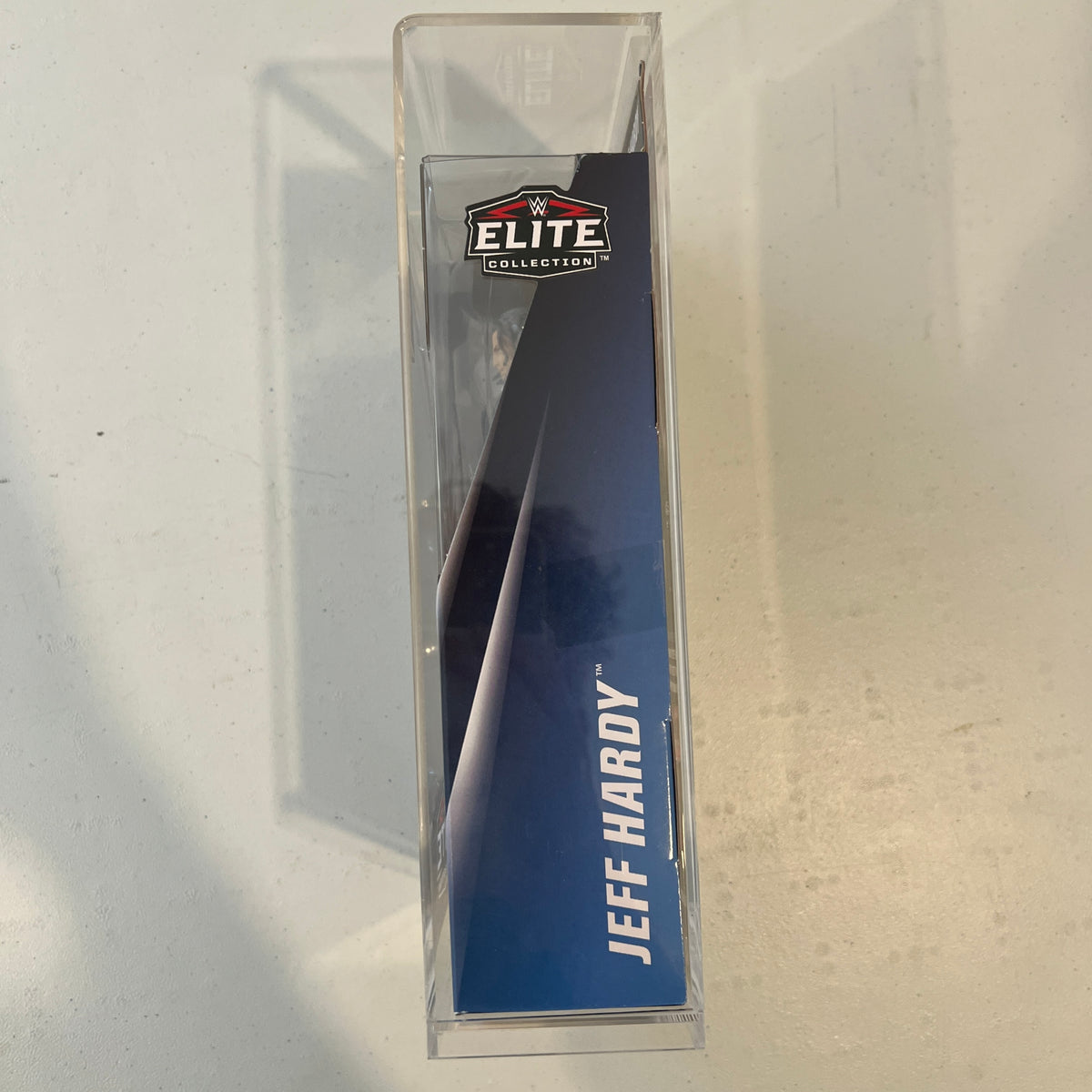 WWE Jeff Hardy Elite Survivor Series Action Figure Mattel in Acrylic Case