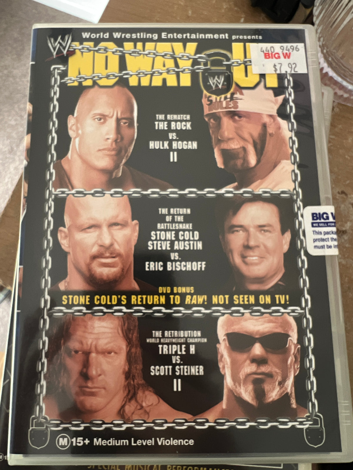 WWE No Way Out (DVD, 2003) Big W Seal New