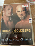 WWE Backlash (2003) DVD Wrestling Sports The Rock vs. Goldberg Big W Seal