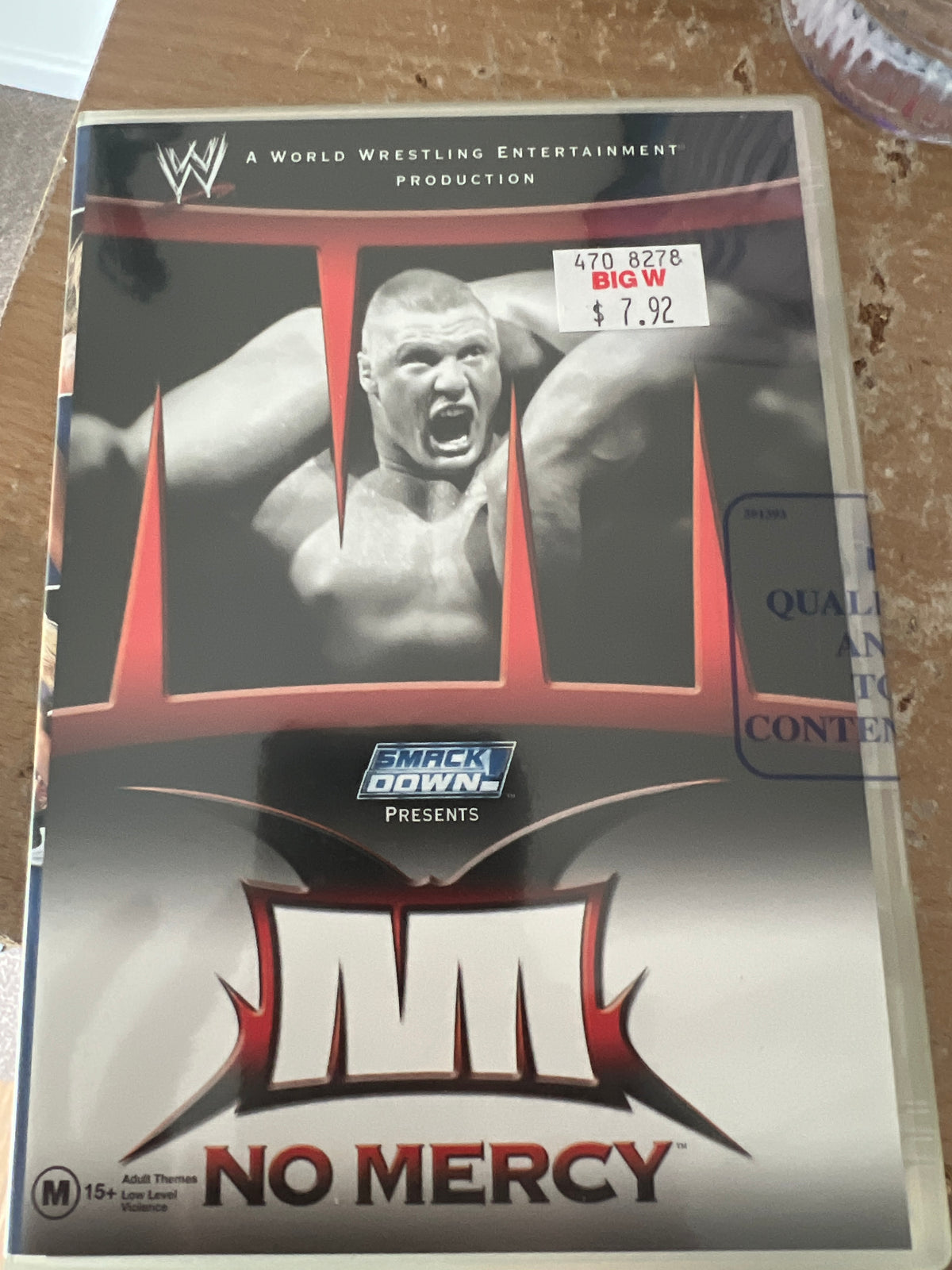WWE No Mercy 2003 DVD Region 4 Brock Lesnar Wrestling PPV Big W Seal New
