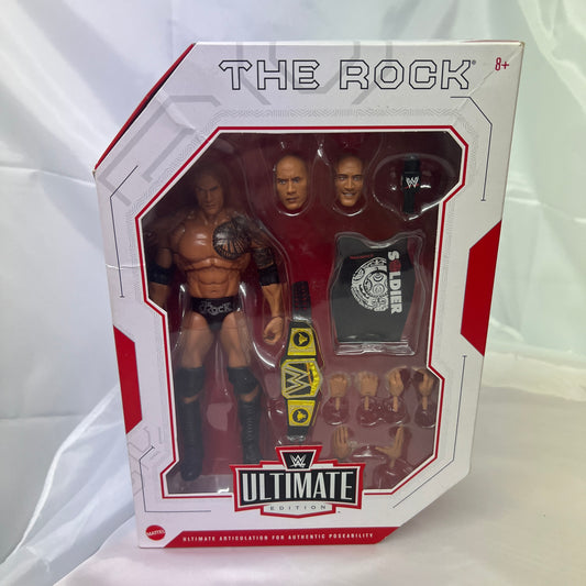 The Rock WWE Ultimate Edition Series 10 Action Figure Reboxed