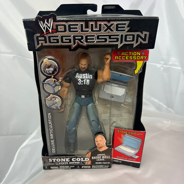 Stone Cold Steve Austin WWE Deluxe Aggression Series 13 Jakks Action Figure