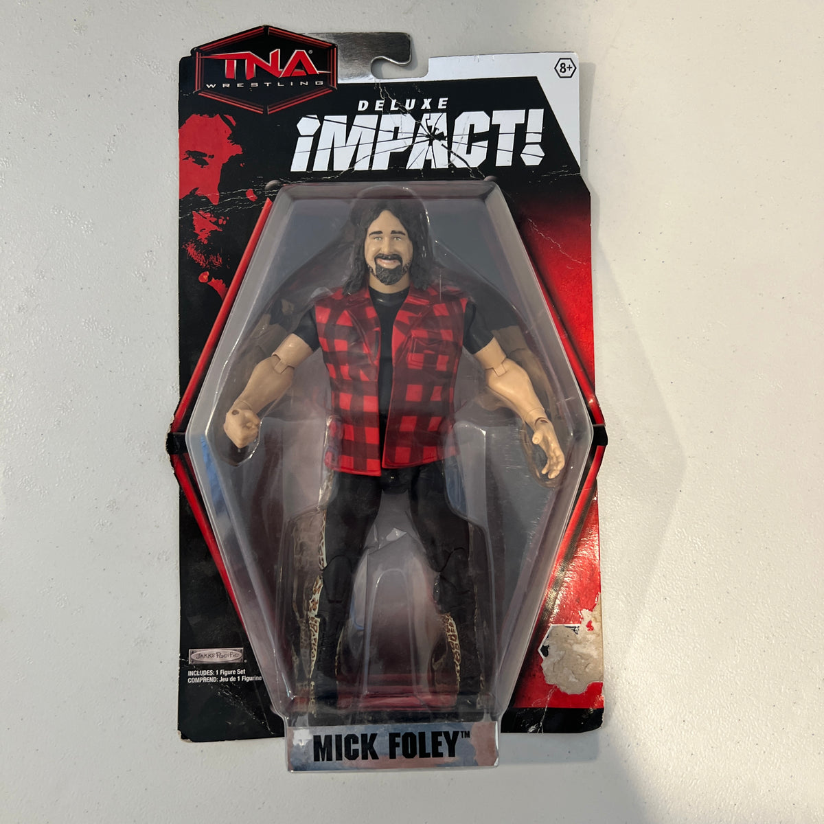Mick Foley TNA Deluxe Impact Series 2 Wrestling Action Figure WWE Jakks