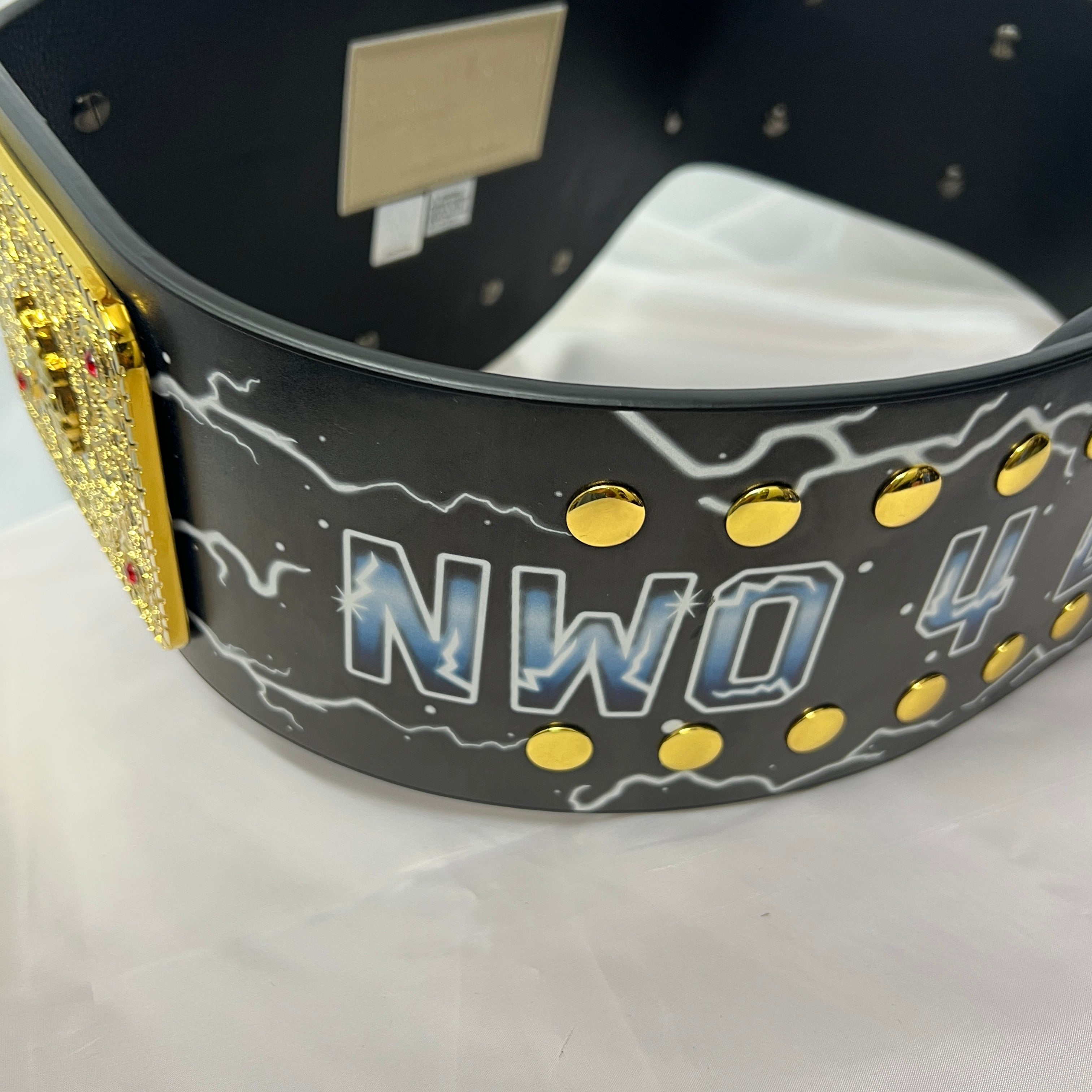 WWE ''Hollywood'' Hulk Hogan nWo Signature Series Championship Replica Title Belt WWE Shop