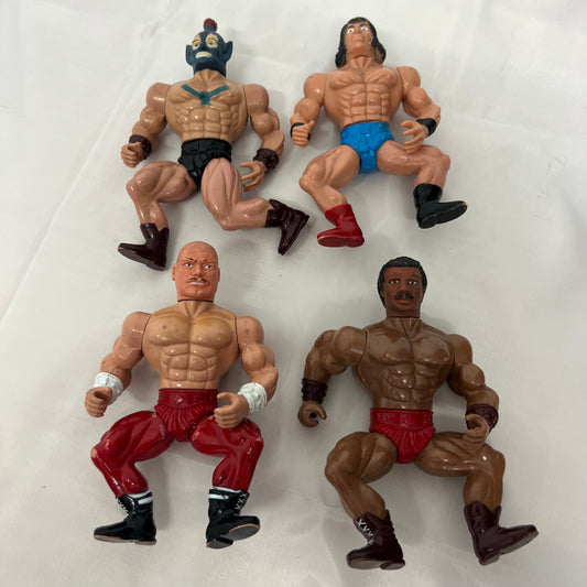 Set of 4 Retro - WWE MOTU Series Loose Action Figure WWE