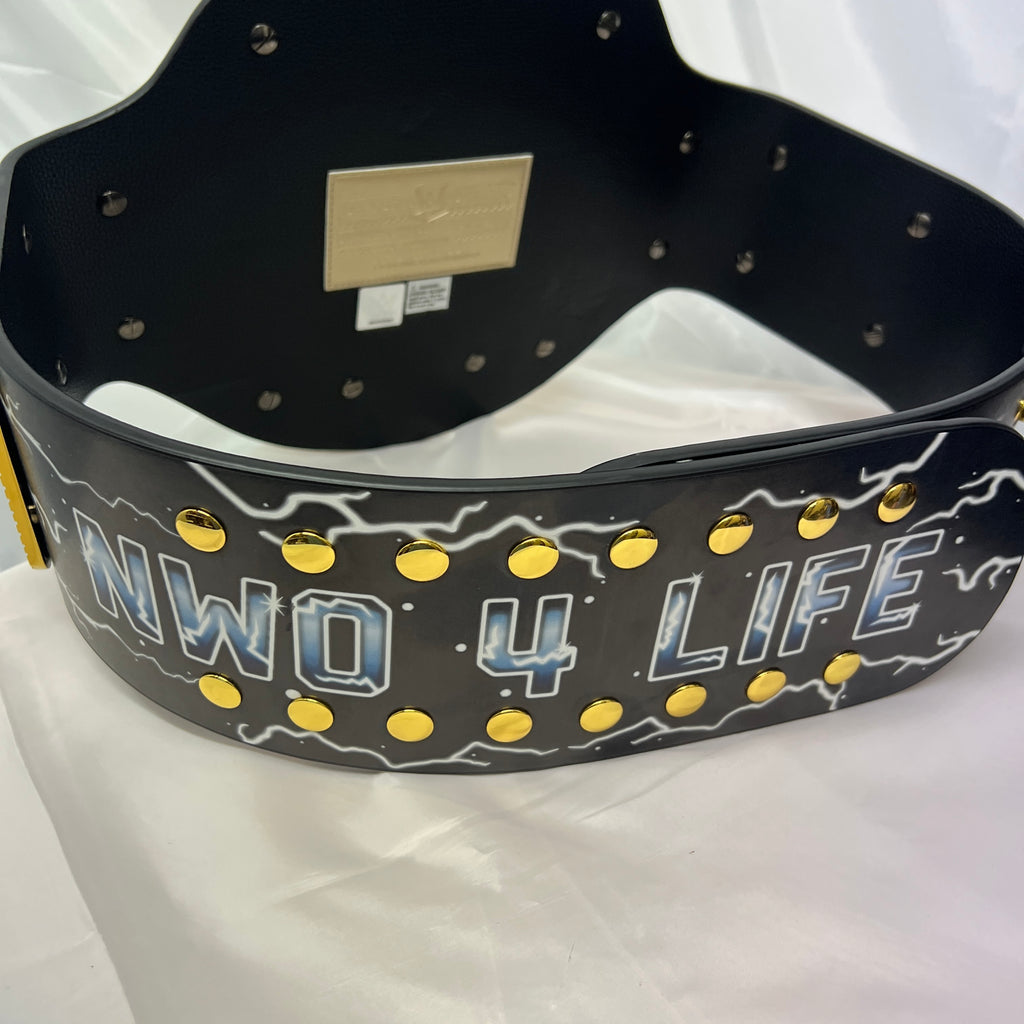 WWE ''Hollywood'' Hulk Hogan nWo Signature Series Championship Replica Title Belt WWE Shop