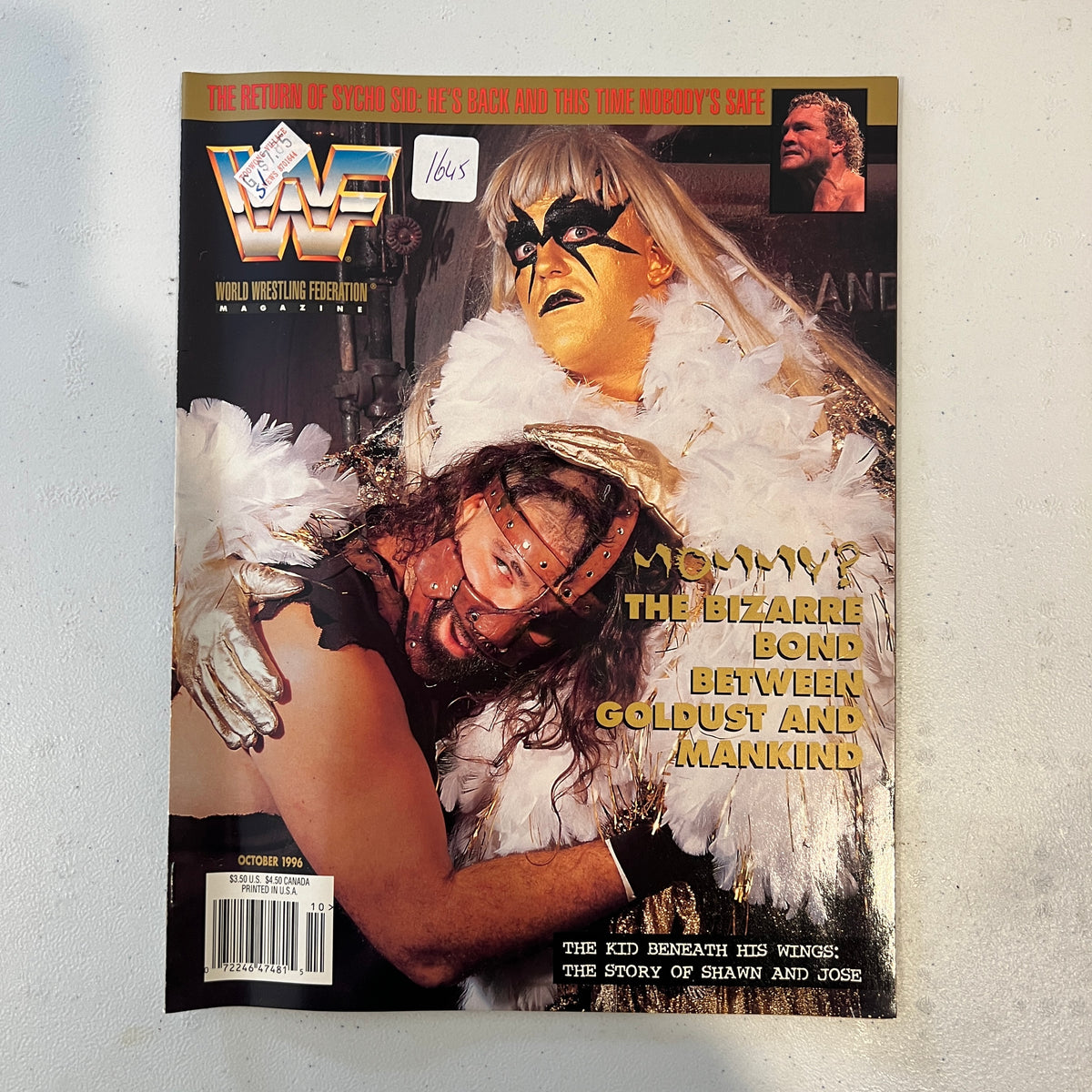 Goldust Mankind WWF WWE Magazine 1990s Retro Wrestling Merchandise Collectable 1
