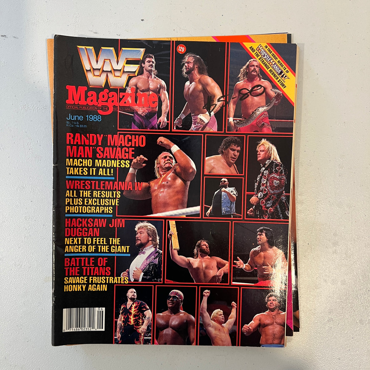 Superstars WWF WWE Magazine 1990s Retro Wrestling Merchandise Collectable 1