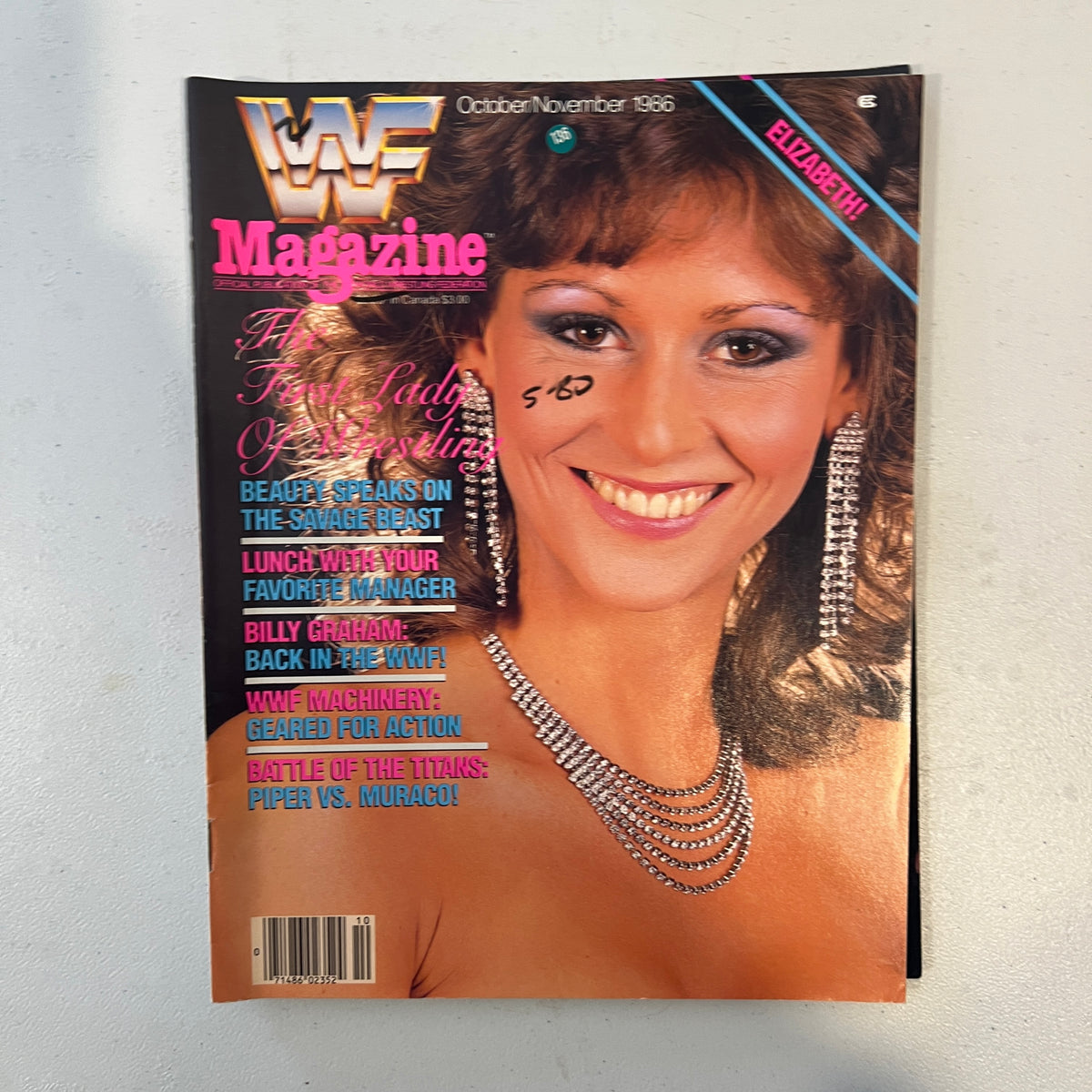 Miss Elizabeth WWF WWE Magazine 1990s Retro Wrestling Merchandise Collectable 1