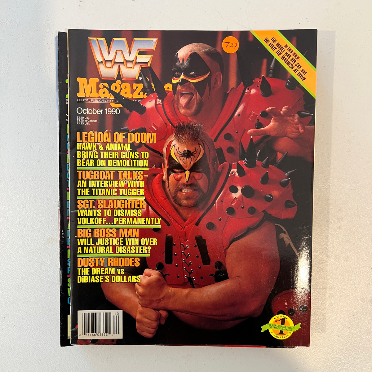 Road Warriors WWF WWE Magazine 1990s Retro Wrestling Merchandise Collectable 2