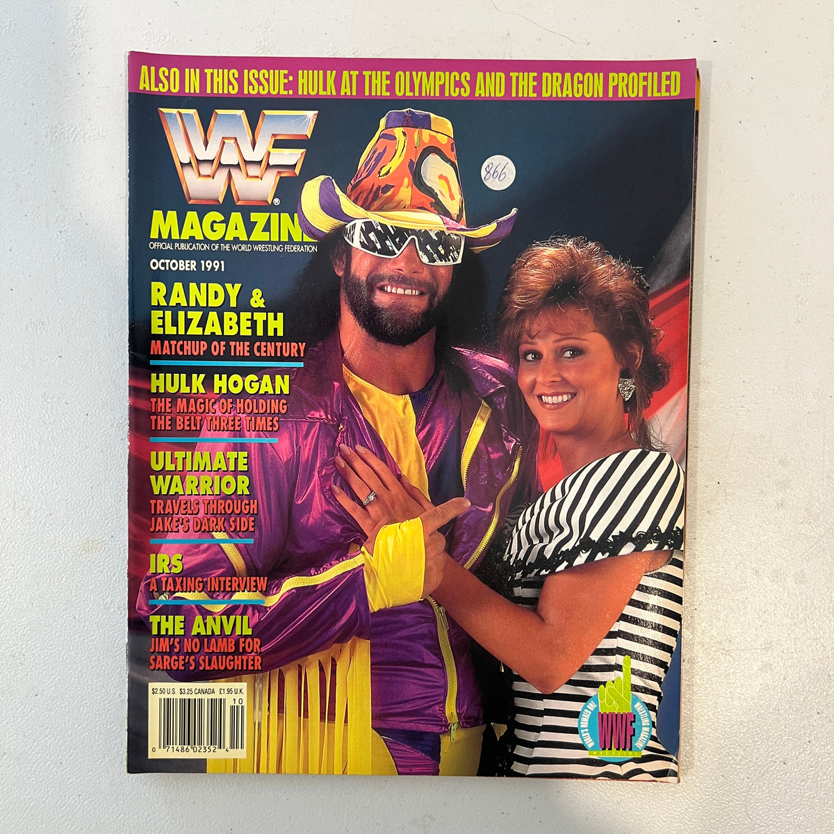 Macho Man Randy WWF WWE Magazine 1990s Retro Wrestling Merchandise Collectable 2