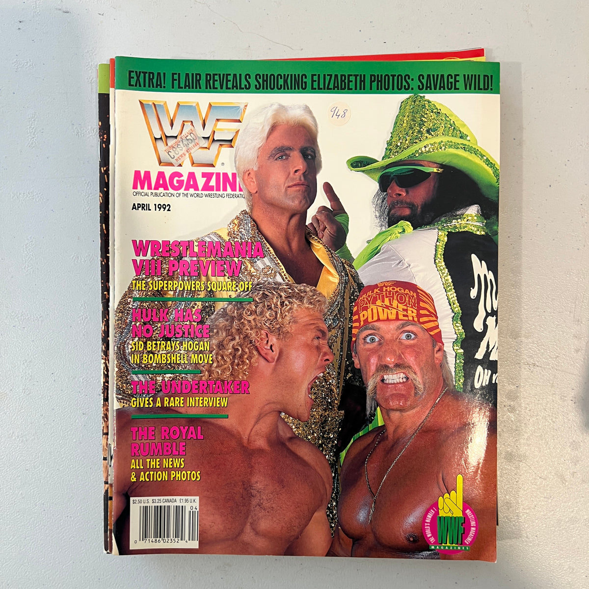 Legends WWF WWE Magazine 1990s Retro Wrestling Merchandise Collectable 2