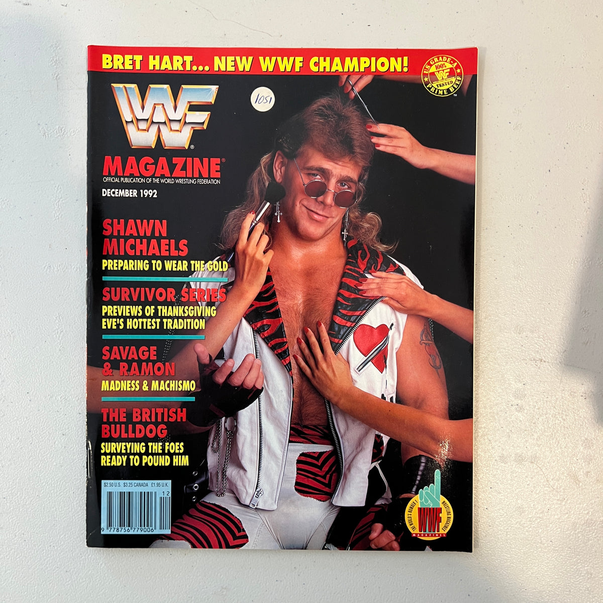 Shawn Michaels WWF WWE Magazine 1990s Retro Wrestling Merchandise Collectable 2