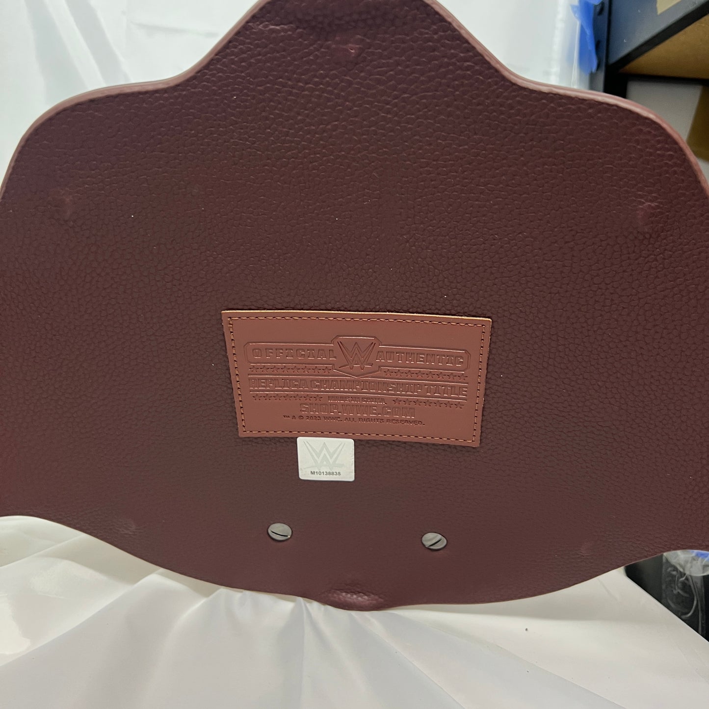 WWE Big Gold World Heavyweight Championship Replica Title Belt WWE Shop