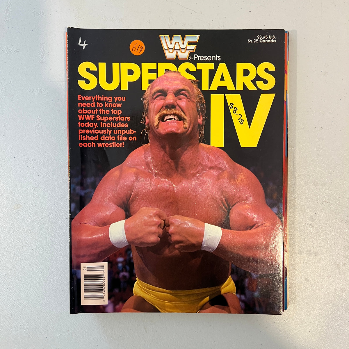 Superstars 4 WWF WWE Magazine 1990s Retro Wrestling Merchandise Collectable 2