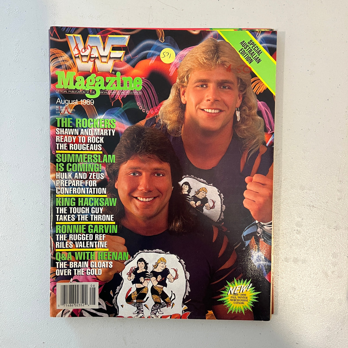 The Rockers WWF WWE Magazine 1990s Retro Wrestling Merchandise Collectable 2