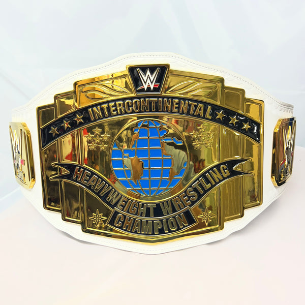 WWE White Intercontinental Championship Replica Title Belt WWE Shop