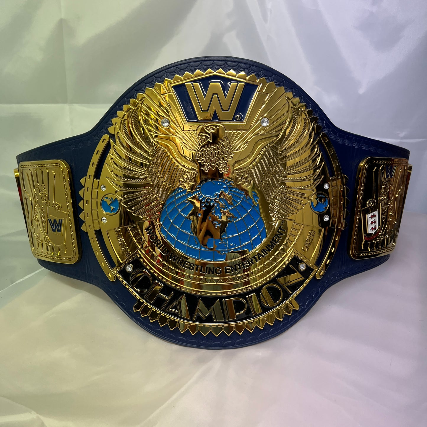 WWE Blue Big Eagle Championship Authentic Replica Title Belt WWE Shop