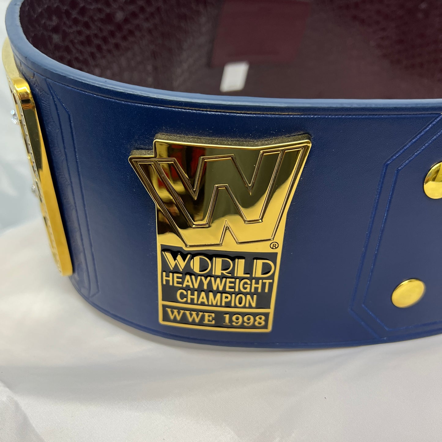 WWE Blue Big Eagle Championship Authentic Replica Title Belt WWE Shop