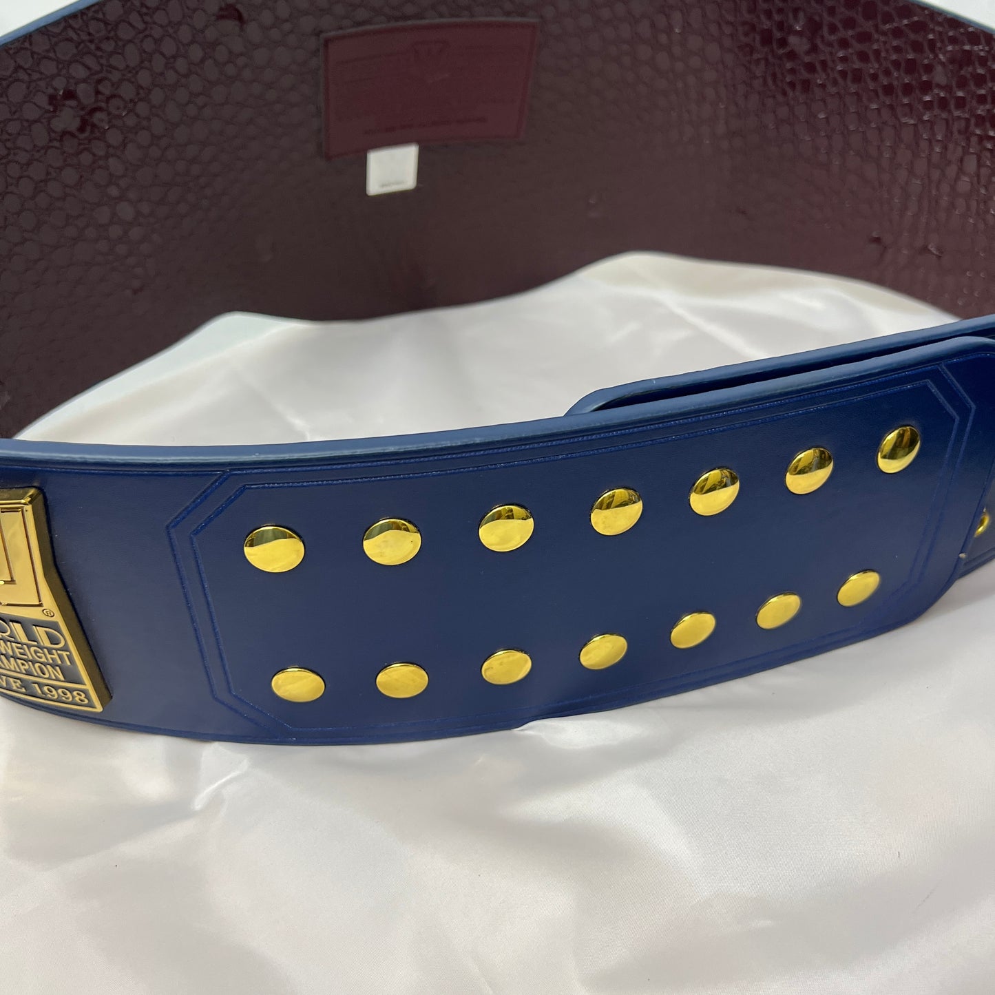 WWE Blue Big Eagle Championship Authentic Replica Title Belt WWE Shop