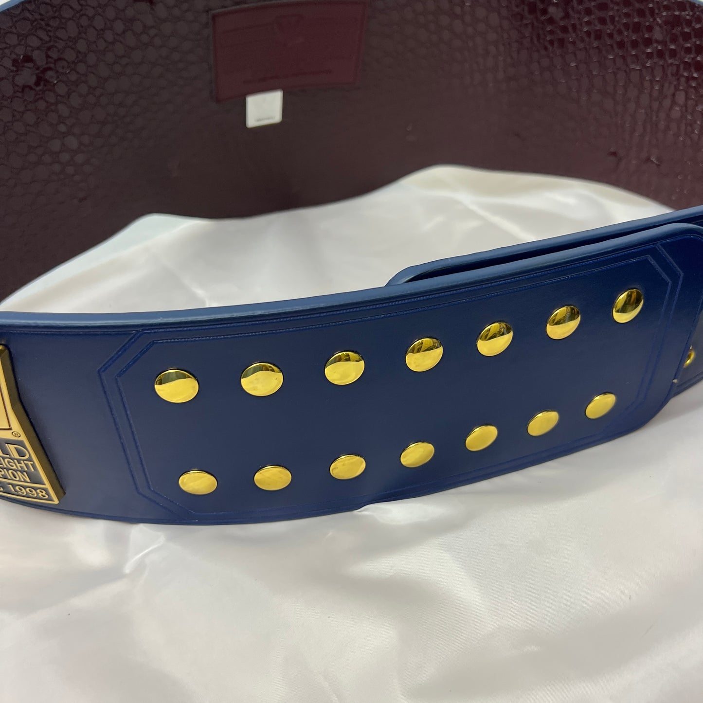 WWE Blue Big Eagle Championship Authentic Replica Title Belt WWE Shop