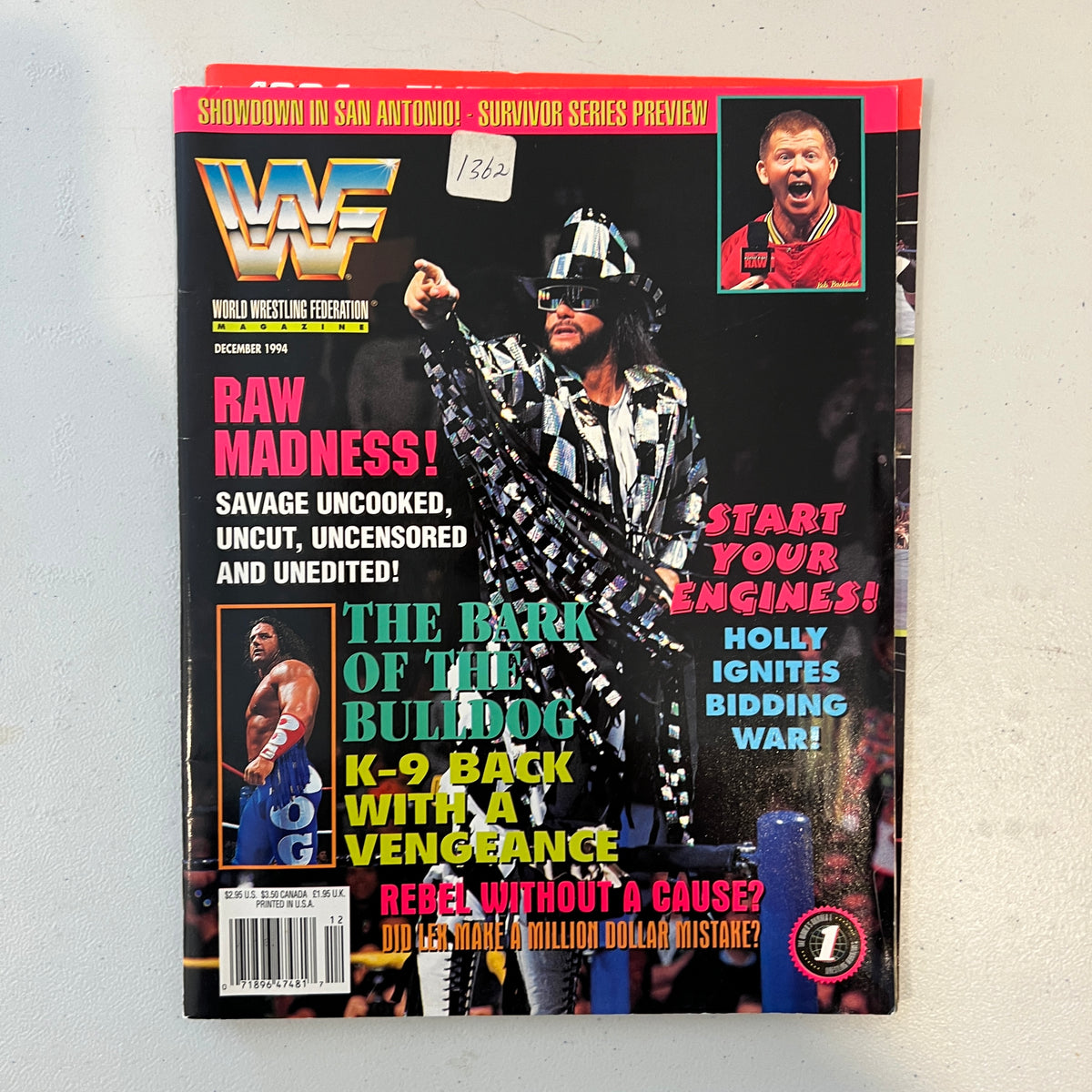 Macho Man WWF WWE Magazine 1990s Retro Wrestling Merchandise Collectable 3