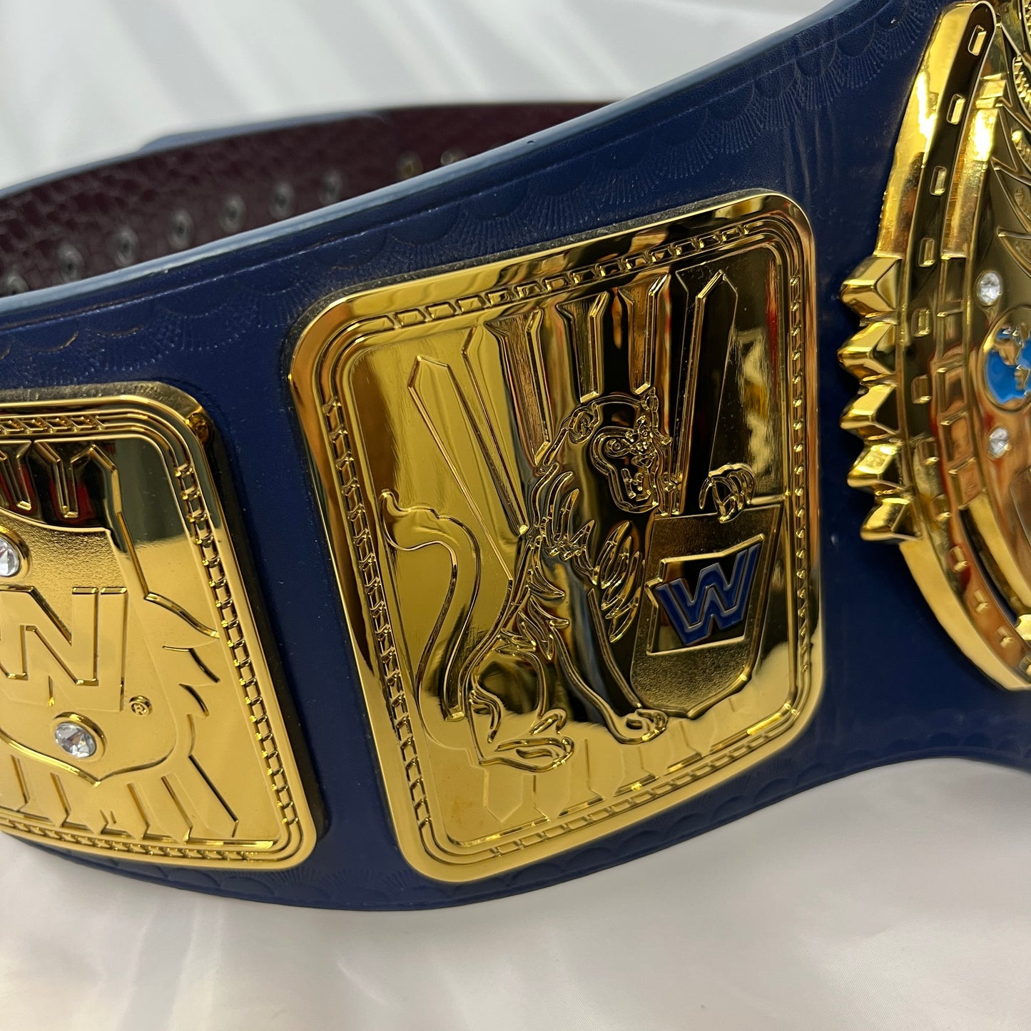 WWE Blue Big Eagle Championship Authentic Replica Title Belt WWE Shop