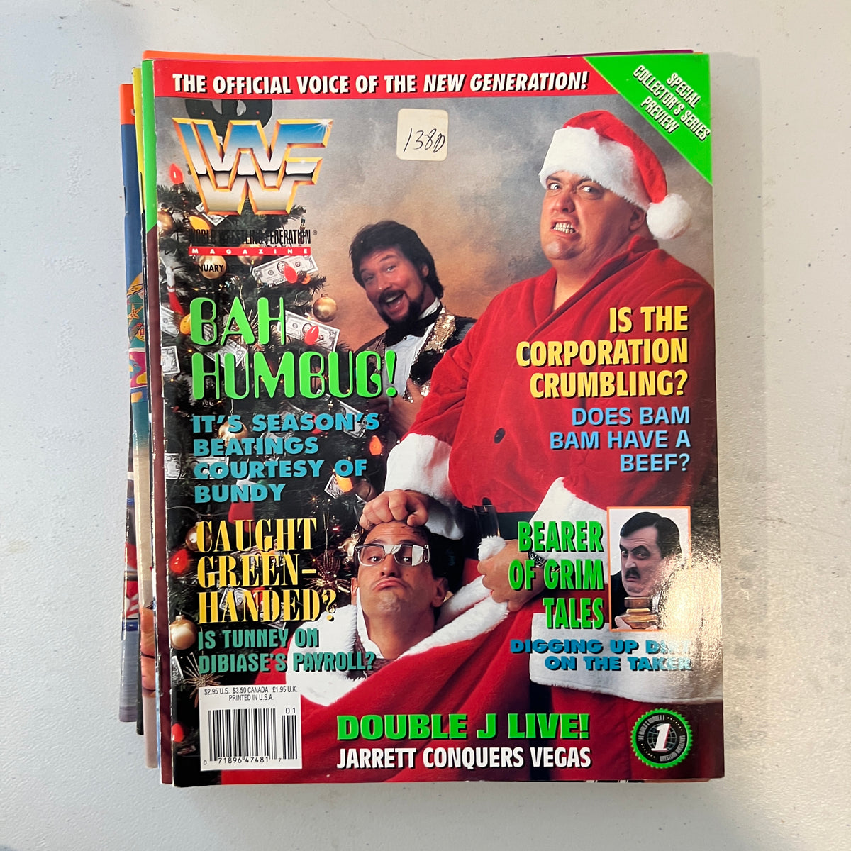 King Kong Bundy WWF WWE Magazine 1990s Retro Wrestling Merchandise Collectable 3