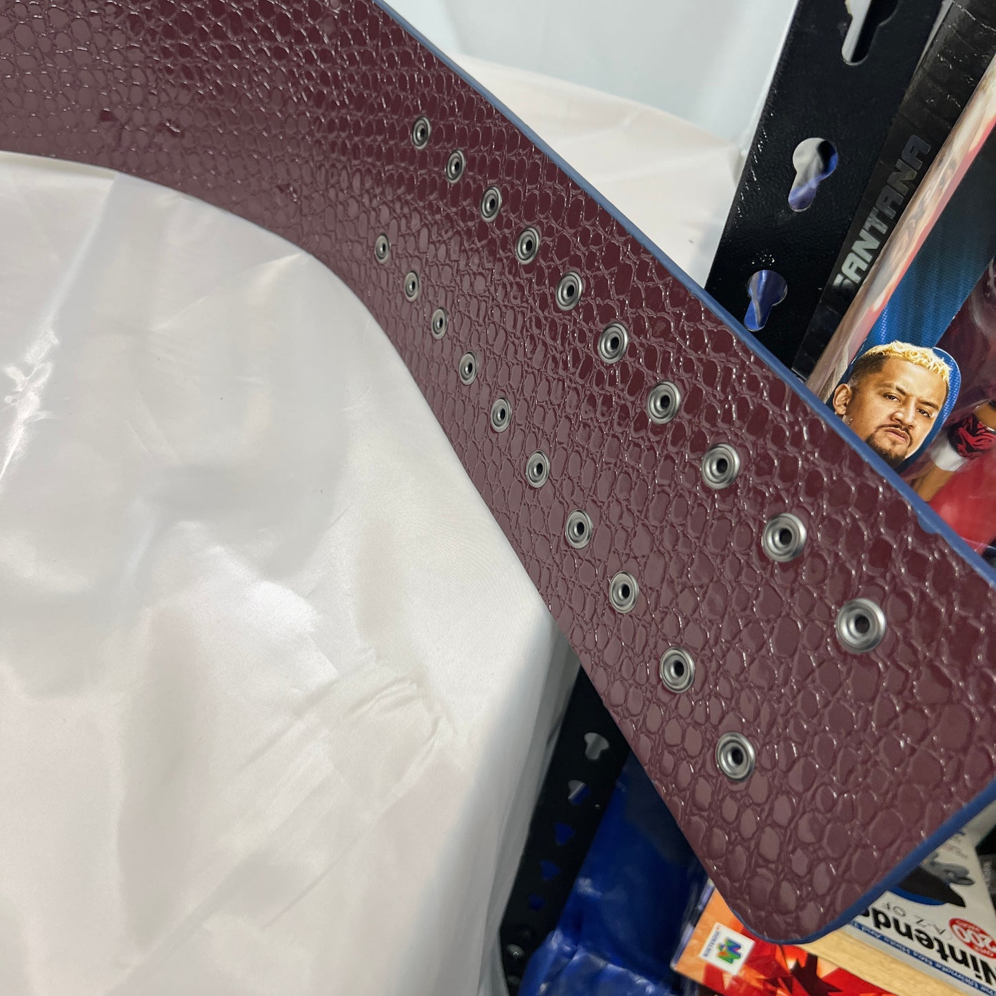 WWE Blue Big Eagle Championship Authentic Replica Title Belt WWE Shop