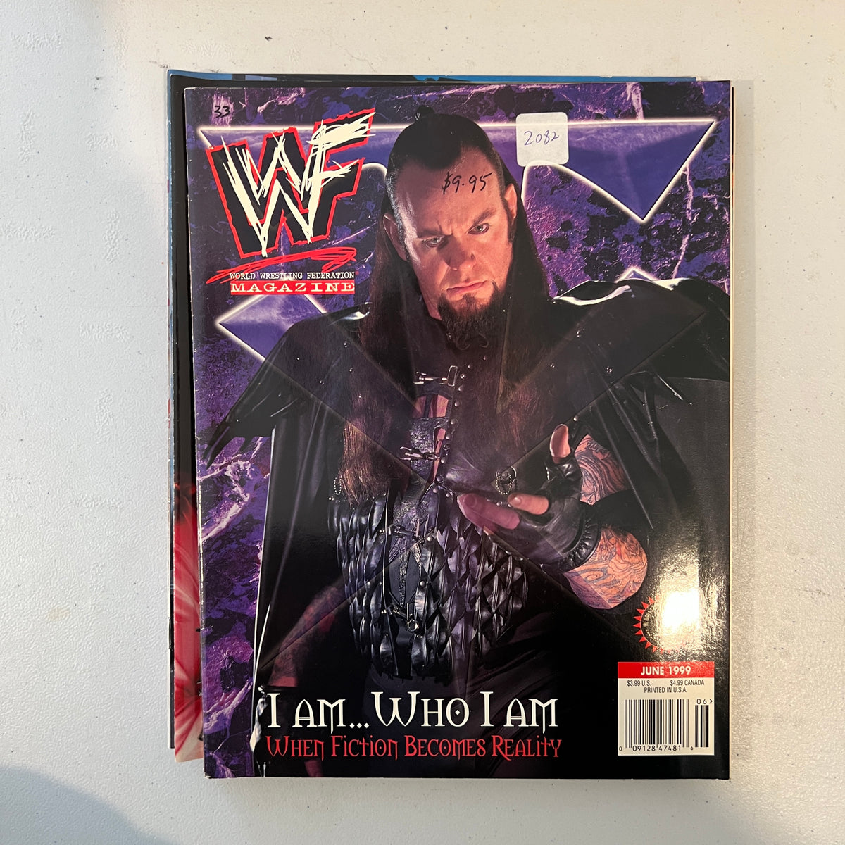 Undertaker WWF WWE Magazine 1990s Retro Wrestling Merchandise Collectable 3