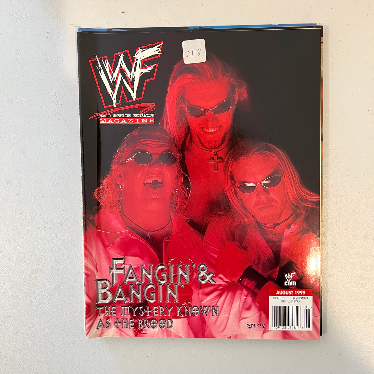 The Brood WWF WWE Magazine 1990s Retro Wrestling Merchandise Collectable 3