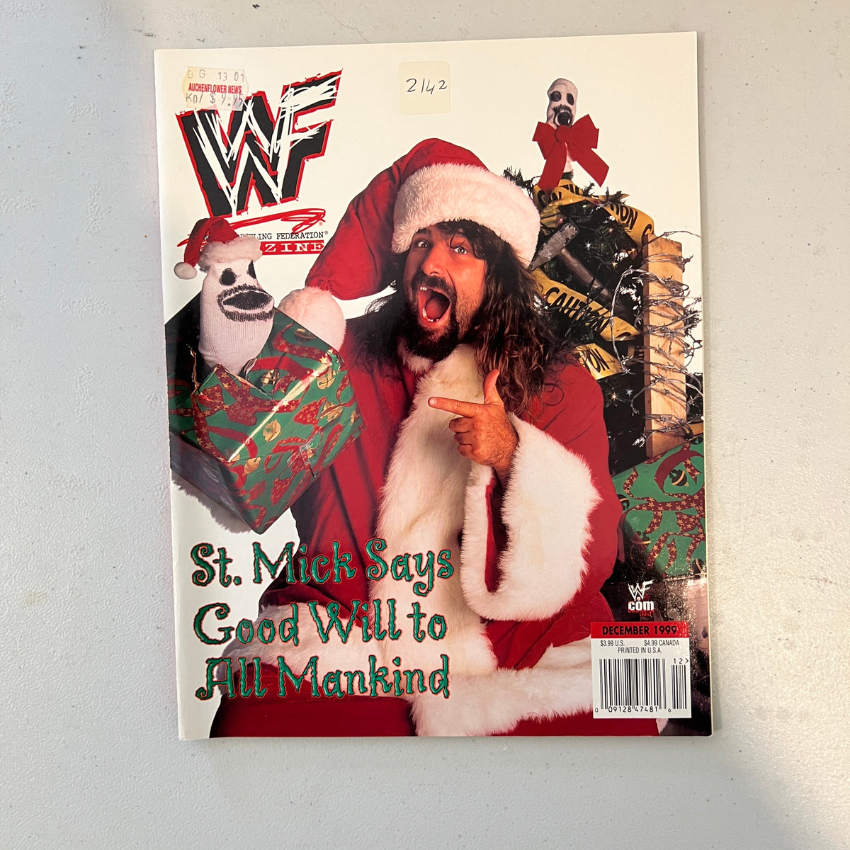 Cactus Jack WWF WWE Magazine 1990s Retro Wrestling Merchandise Collectable 3