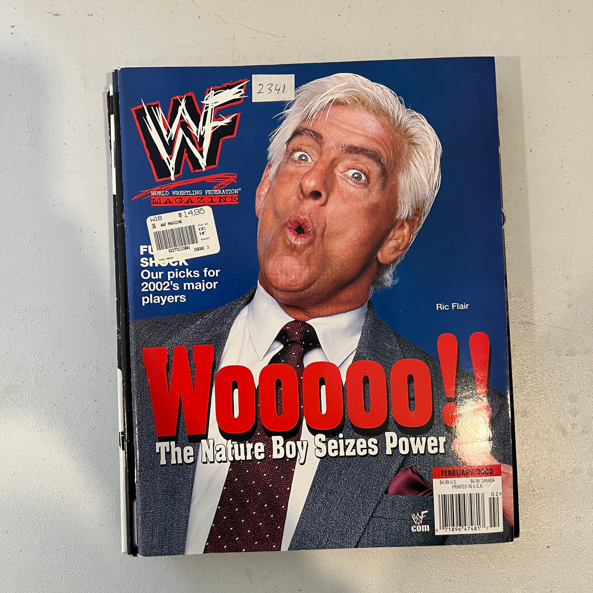 WOO Ric Flair WWF WWE Magazine 1990s Retro Wrestling Merchandise Collectable 3