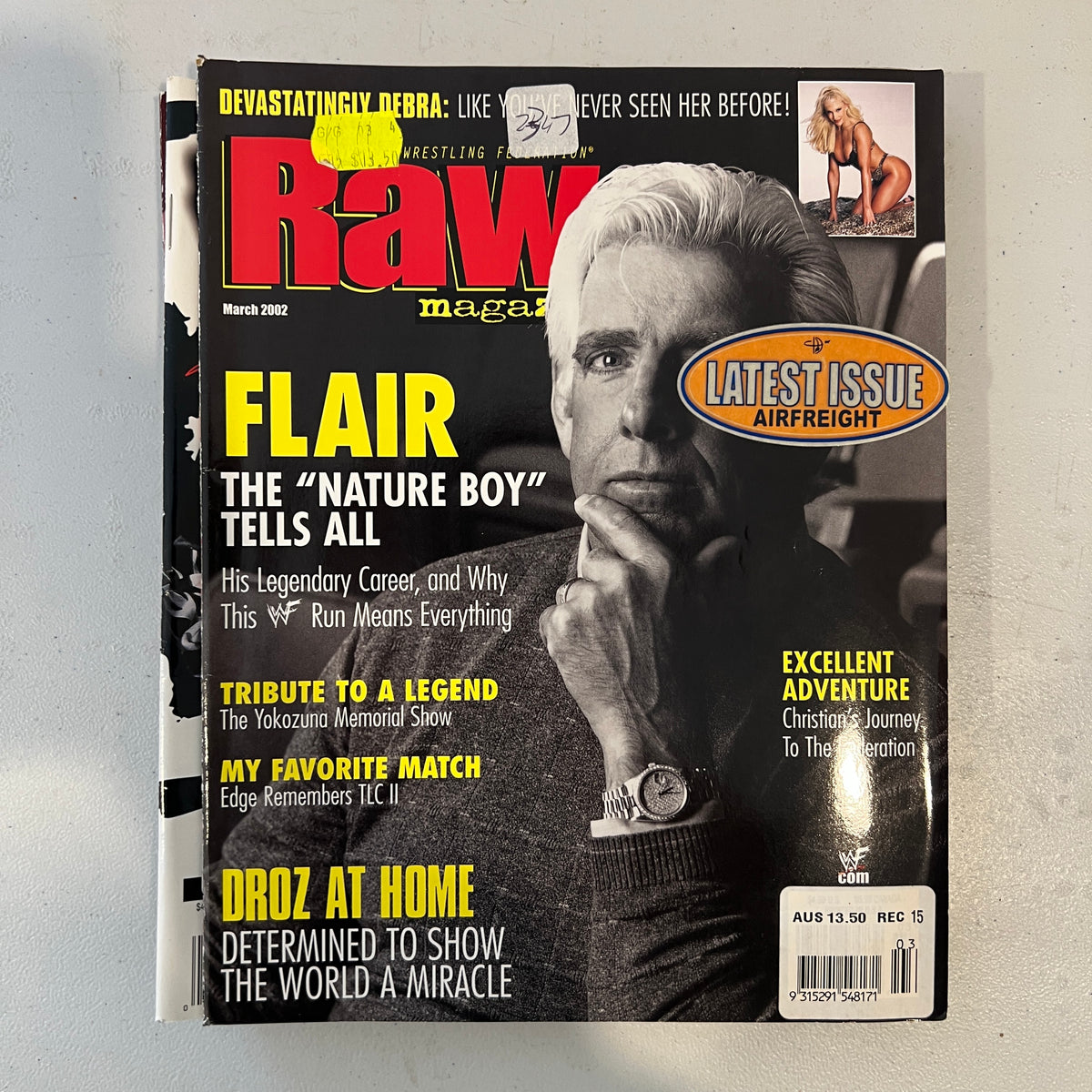 Ric Flair WWF WWE Magazine 1990s Retro Wrestling Merchandise Collectable 3