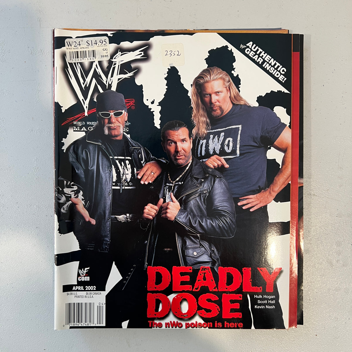 NWO WWF WWE Magazine 1990s Retro Wrestling Merchandise Collectable 3