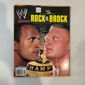 Brock vs Rock WWF WWE Magazine 1990s Retro Wrestling Merchandise Collectable 3