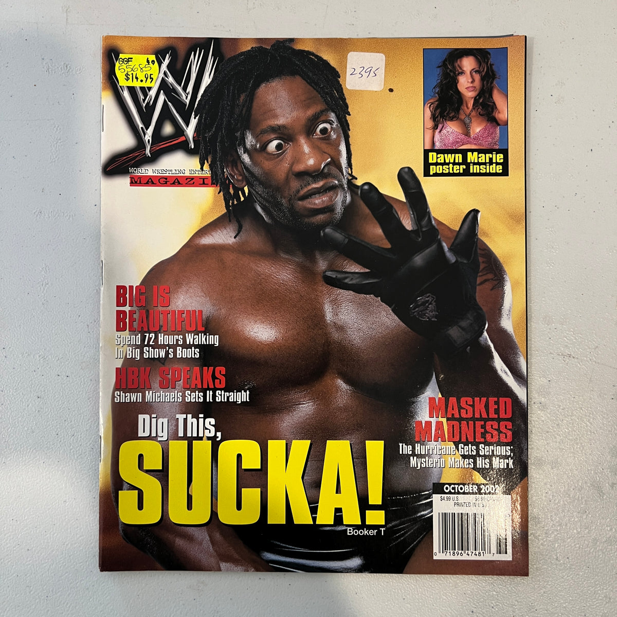 Booker T WWF WWE Magazine 1990s Retro Wrestling Merchandise Collectable 3